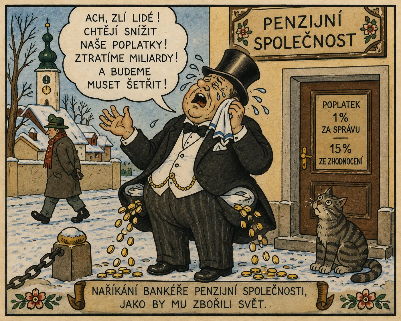 Penzijní společnosti naříkají